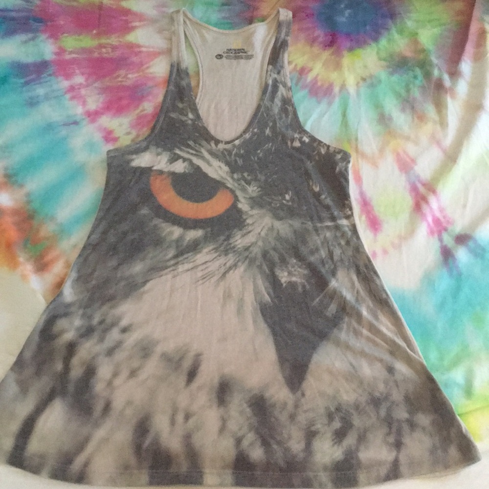 Nat Geo Owl tank top size medium